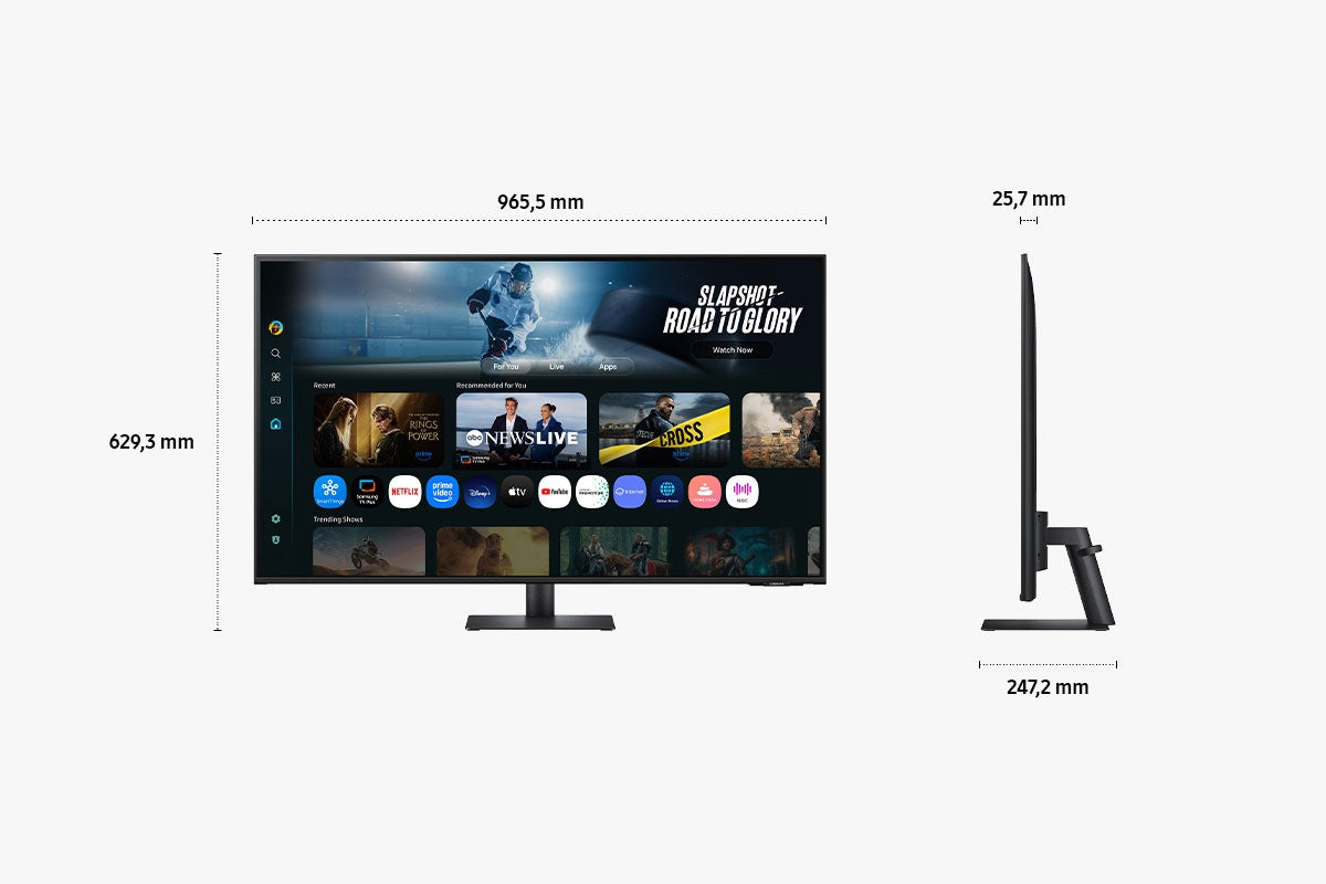 Samsung M70F – Monitor, 3840 × 2160 (UHD 4K), HDR10, KI-Bild