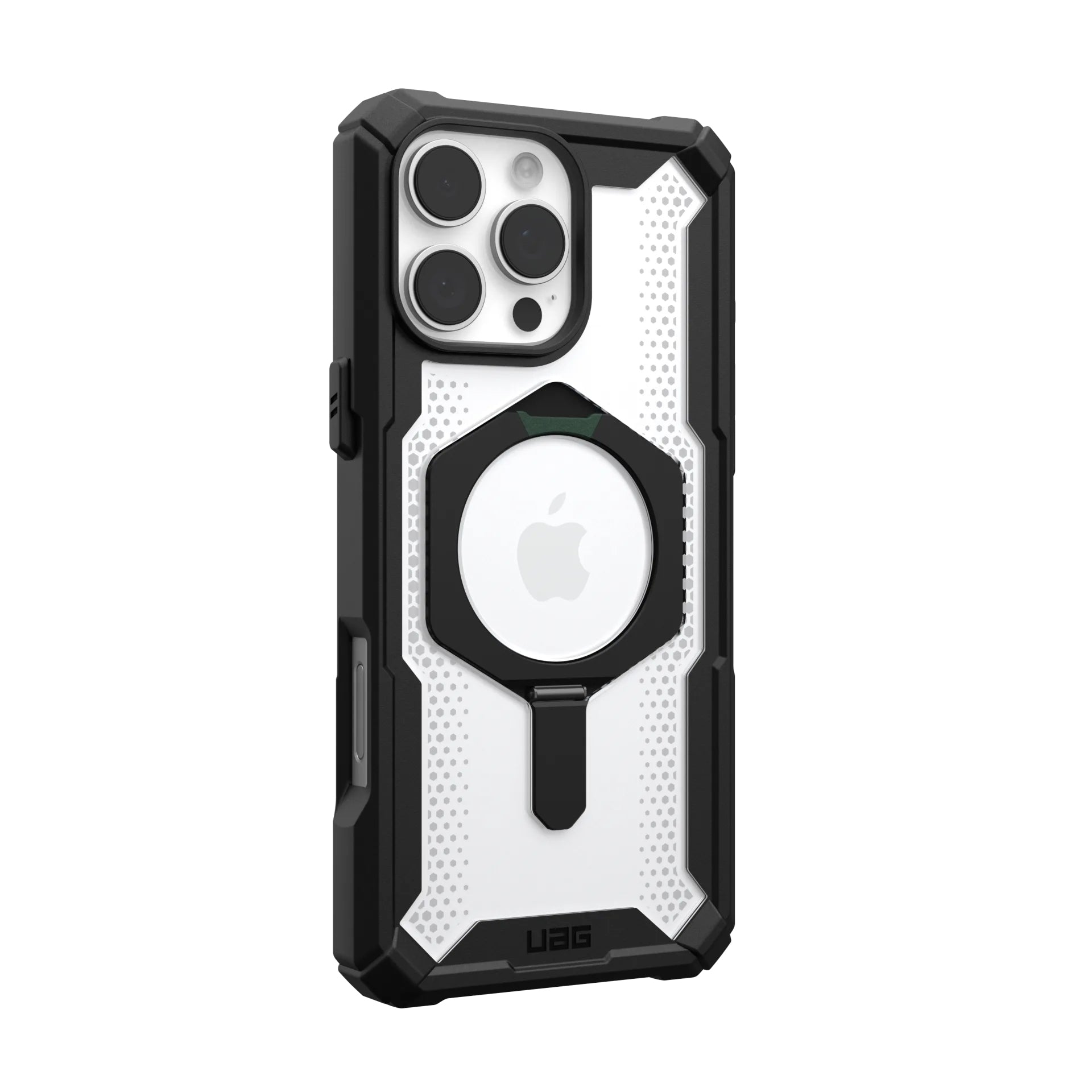 Urban Armor Gear Backcover – für Apple iPhone 16 Pro Max – schwarz/transparent – MagSafe-kompatibel