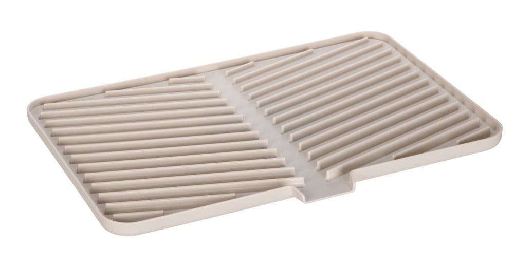 Wenko – Abtropfer 43 × 31 × 8 cm, Kunststoff, rutschfest, Creme