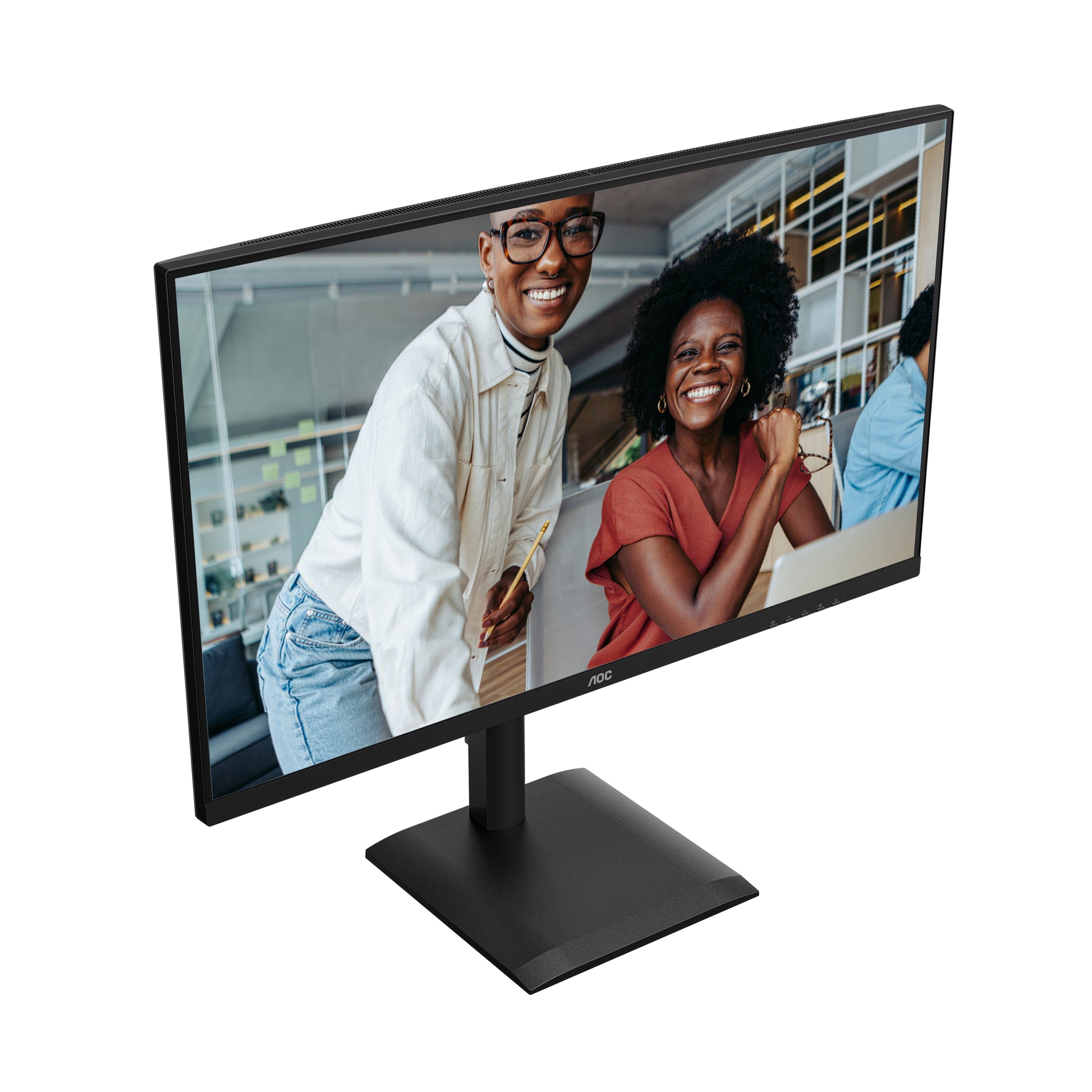 AOC Q32E4U – Monitor, 31,5", 2560 × 1440 (WQHD), IPS, 100 Hz, Integrierte Lautsprecher, VESA 100 × 100, Schwarz