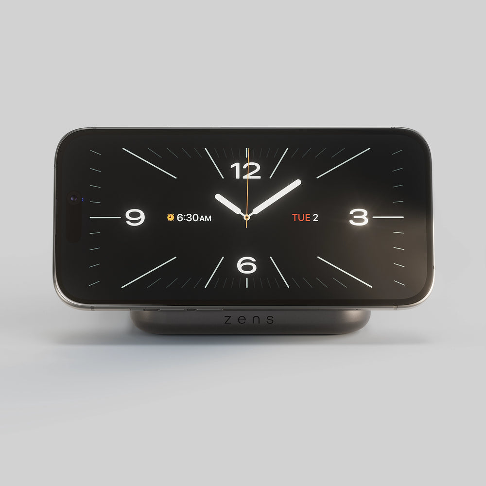 ZENS ZESC20B/00 Kabelloses Ladegerät 20 W – Qi2 – USB-C×1 – für Smartphone, Kopfhörer, Uhr – Schwarz
