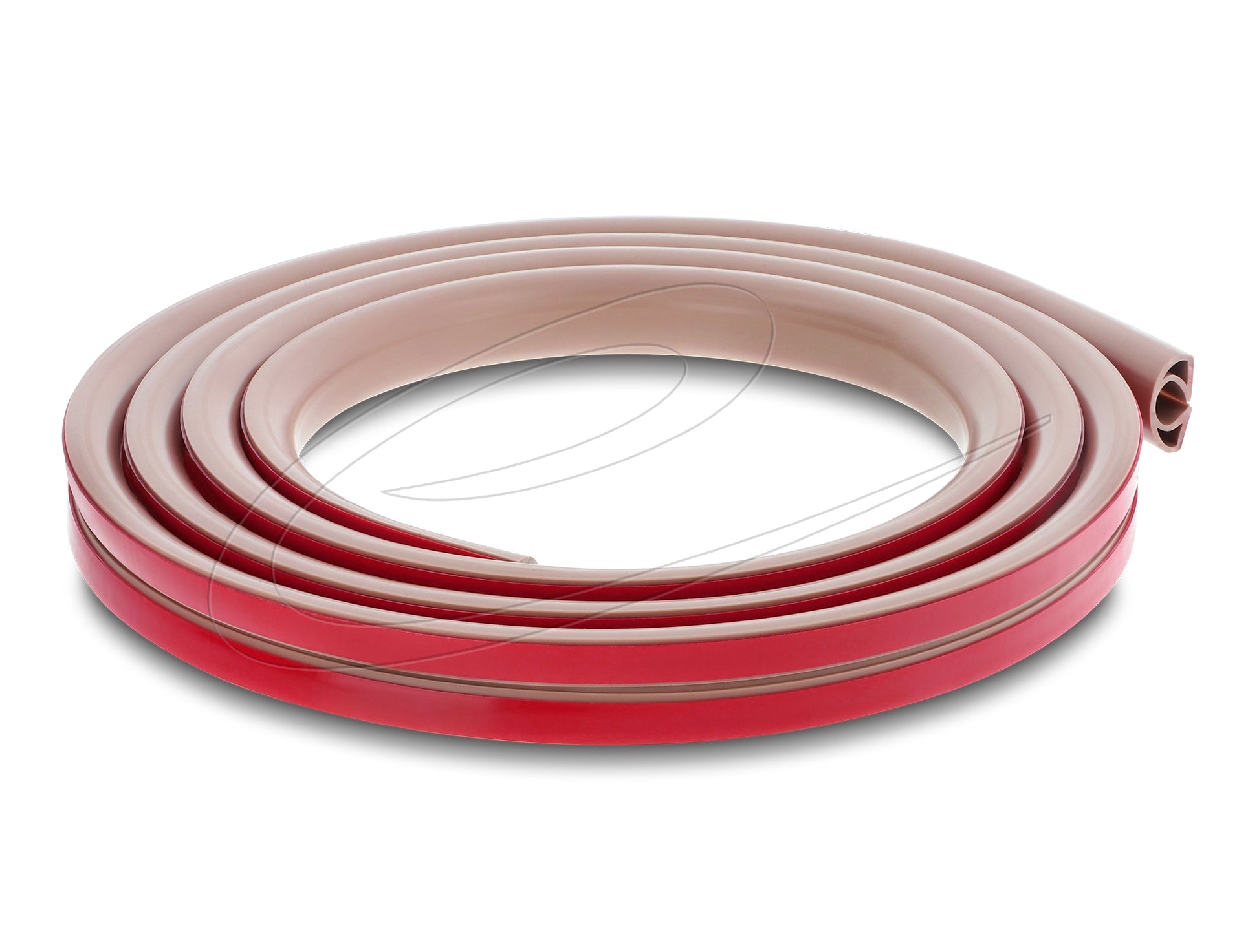 DeLOCK 20762 Wandkanal – 20 × 10 mm – 2 m – PVC – Braun, selbstklebend