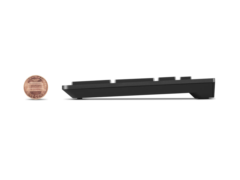 Lenovo Essential Wireless Combo – Tastatur- und Maus-Set – 2,4 GHz USB-A (Empfänger) – auslaufsicher – schwarz