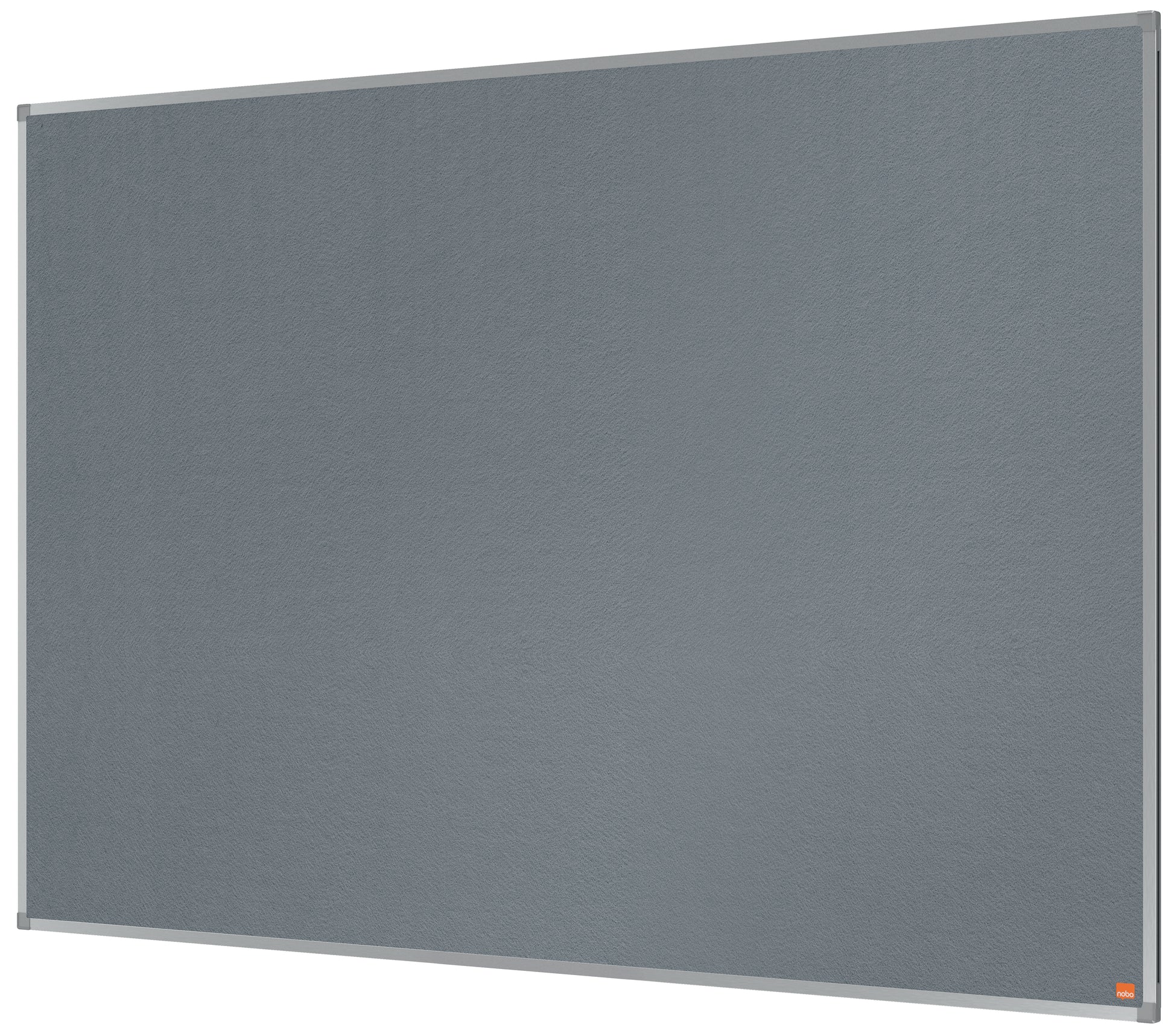 Nobo Pinnwand – Filz, Alurahmen – 150 × 100 cm, Grau, Essence