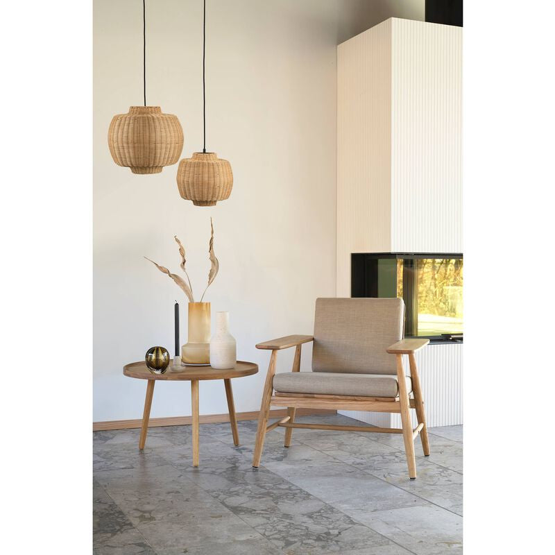Villa Collection Pendelleuchte Vilna – E27, 40 W, Ø 40 cm, H 35 cm – Natur