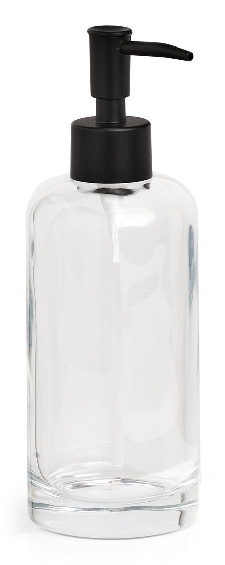 Zeller Present Seifenspender – Glas, Transparent, 150 ml