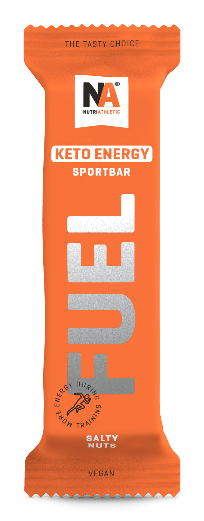 NUTRIATHLETIC NA FUEL BAR Keto Energy – geröstet & gesalzen, vegan, glutenfrei – 20 × 40 g