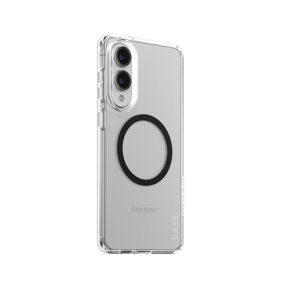 PanzerGlass Backcover CARE by PG Flagship – für Samsung Galaxy S25 Edge – transparent/schwarz