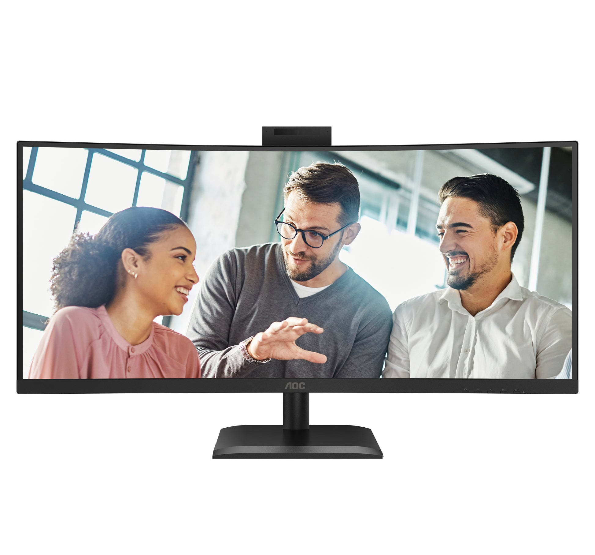 AOC CU34E4CW – Monitor, 34", 3440 × 1440 (UWQHD), VA, 120 Hz, 300 cd/m²