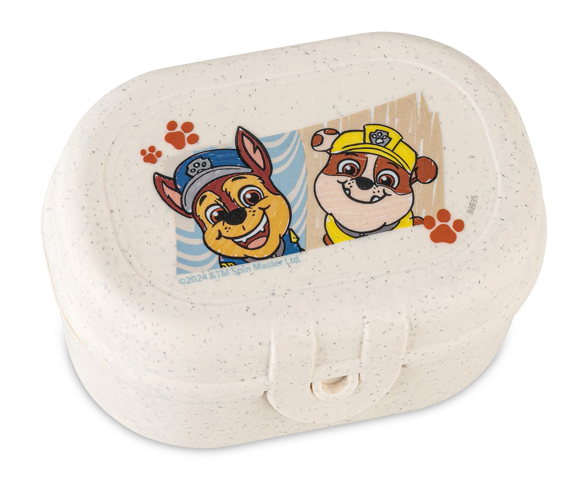 Koziol – Lunchbox 500 ml, 9,6 × 7 × 5,2 cm, Biokunststoff, beige, Paw Patrol