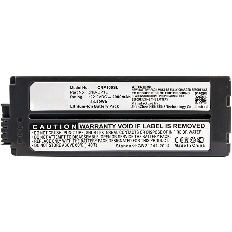 CoreParts Akku 2000 mAh 22,2 V – für Selphy CP-500/CP-100/CP-1000 und andere