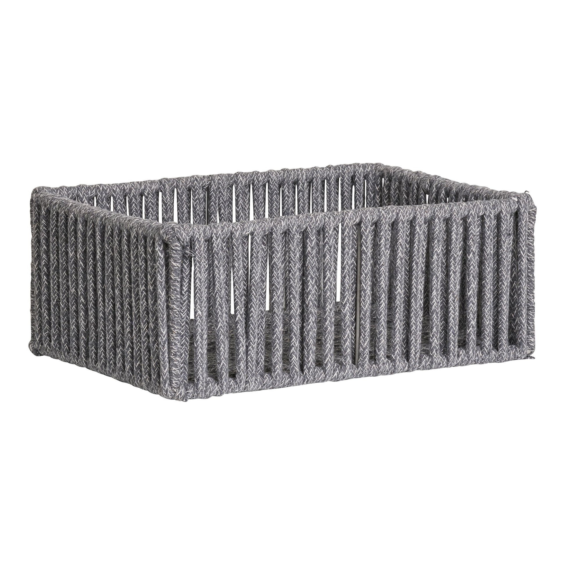 House Nordic Arese Aufbewahrungskorb – Metall – Grau – 310 × 120 × 210 mm – 3-teiliges Set