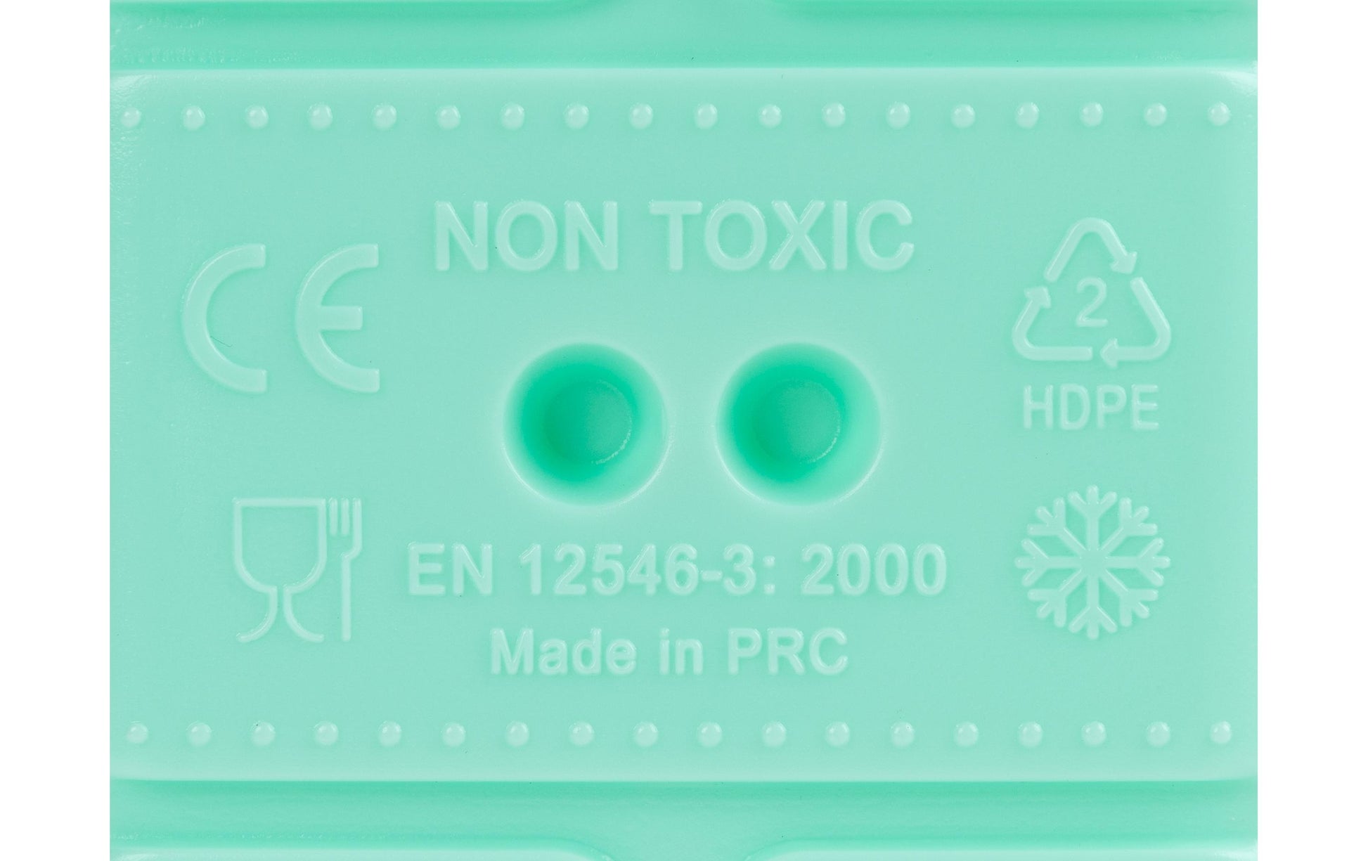 KOOR Kühlelement, 16,3 × 9 × 2 cm, 2 Stk., 200 g (pro Stück), lebensmittelecht, Mint
