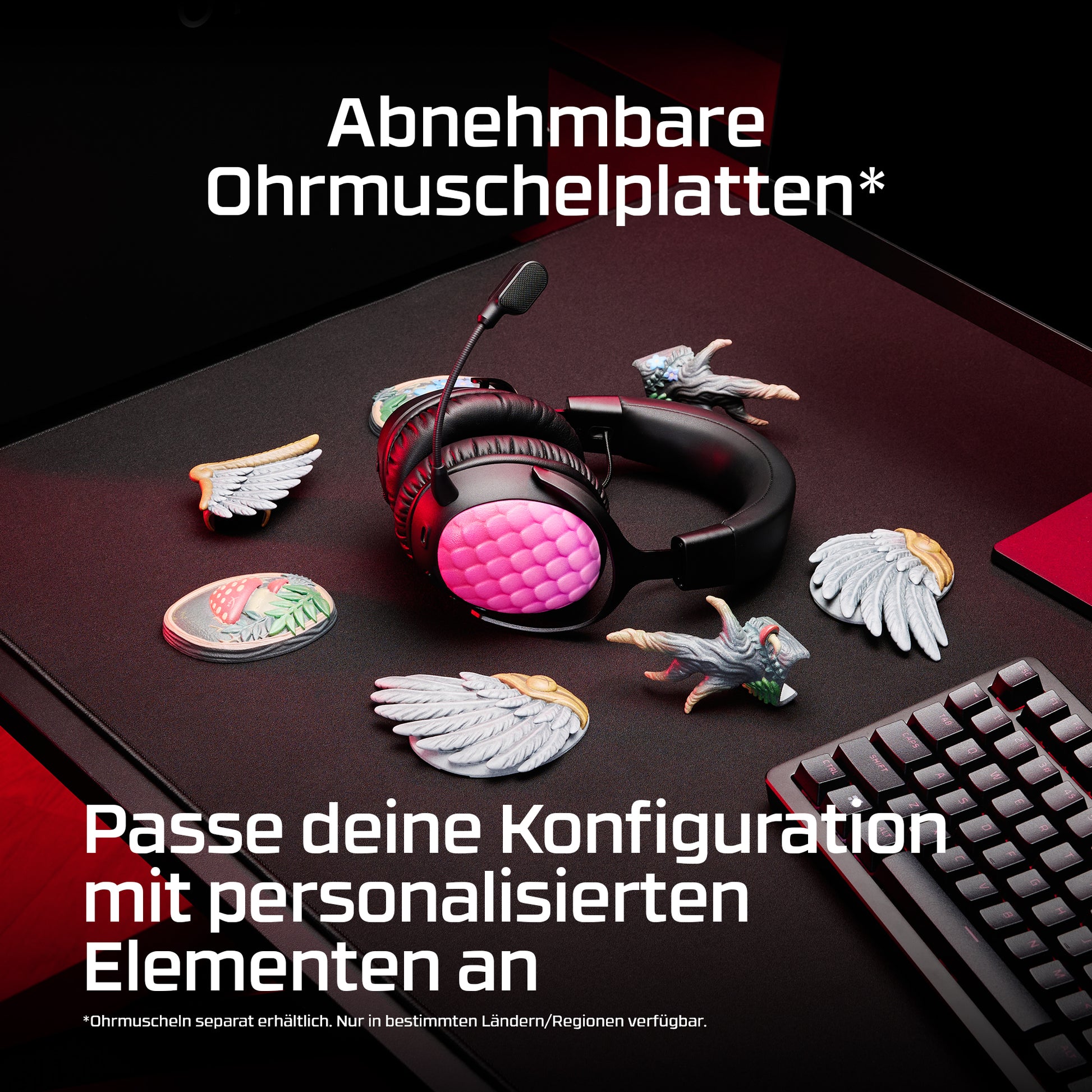 HyperX Cloud III S – Over-Ear Headset – USB-A, Surround-Sound, abnehmbares Mikrofon – schwarz – für Mac