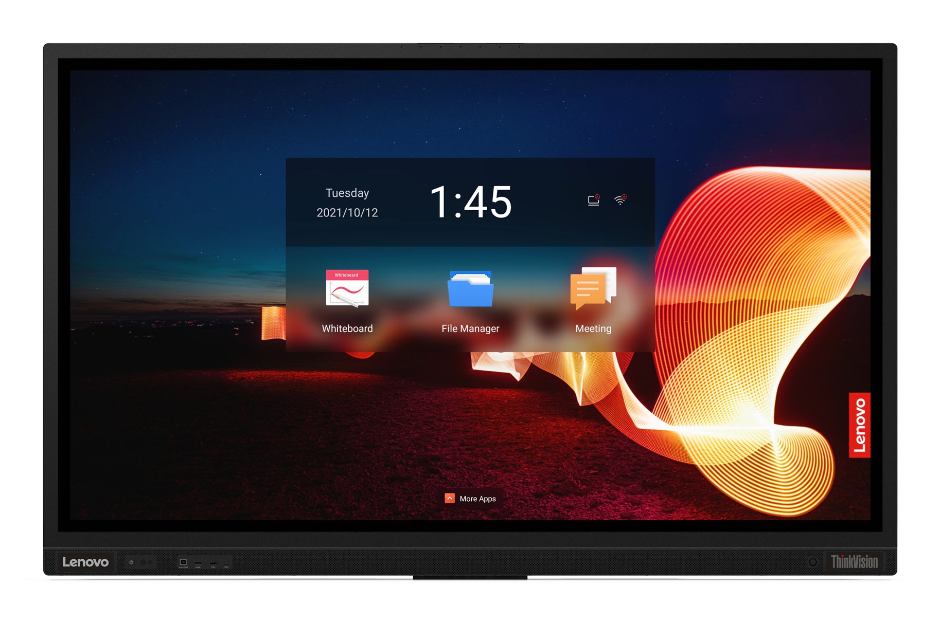 Lenovo ThinkVision T65 – 65", 3840 × 2160 (4K), IPS, Webcam, LAN, HDR