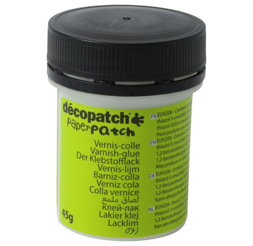 Décopatch Bastelset – Pappmaché-Schildkröte – 1 Figur, 2 Bögen, Pinsel, Klebelack – ab 5 Jahren