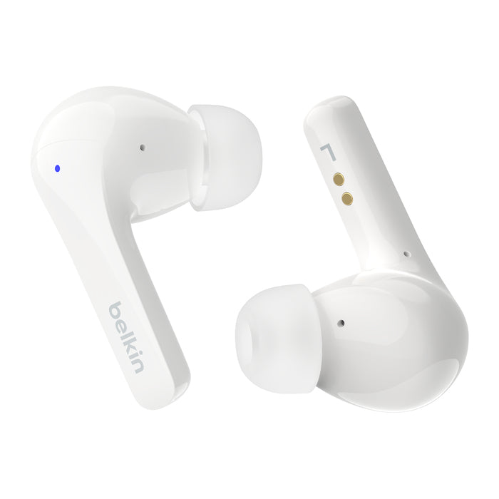 Belkin Motion True Wireless Ohrhörer – In-Ear Kopfhörer – Bluetooth – Weiss