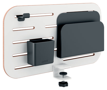 Leitz Pegboard-Organizer – für Tischplattendicke bis 35 mm, Leitz 65340001, 65360001 – 450 × 61 × 330 mm