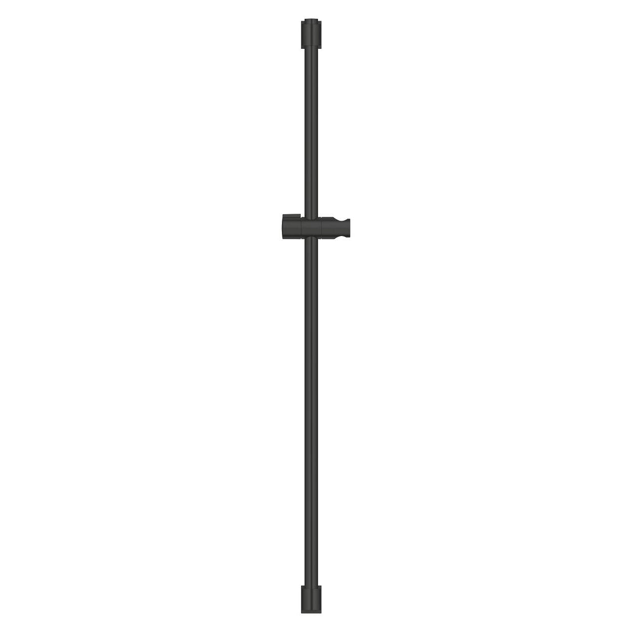 GROHE Handtuchhalter (Wand) – 92 cm, Ø2,2 cm, Metall, zum Schrauben, Schwarz matt