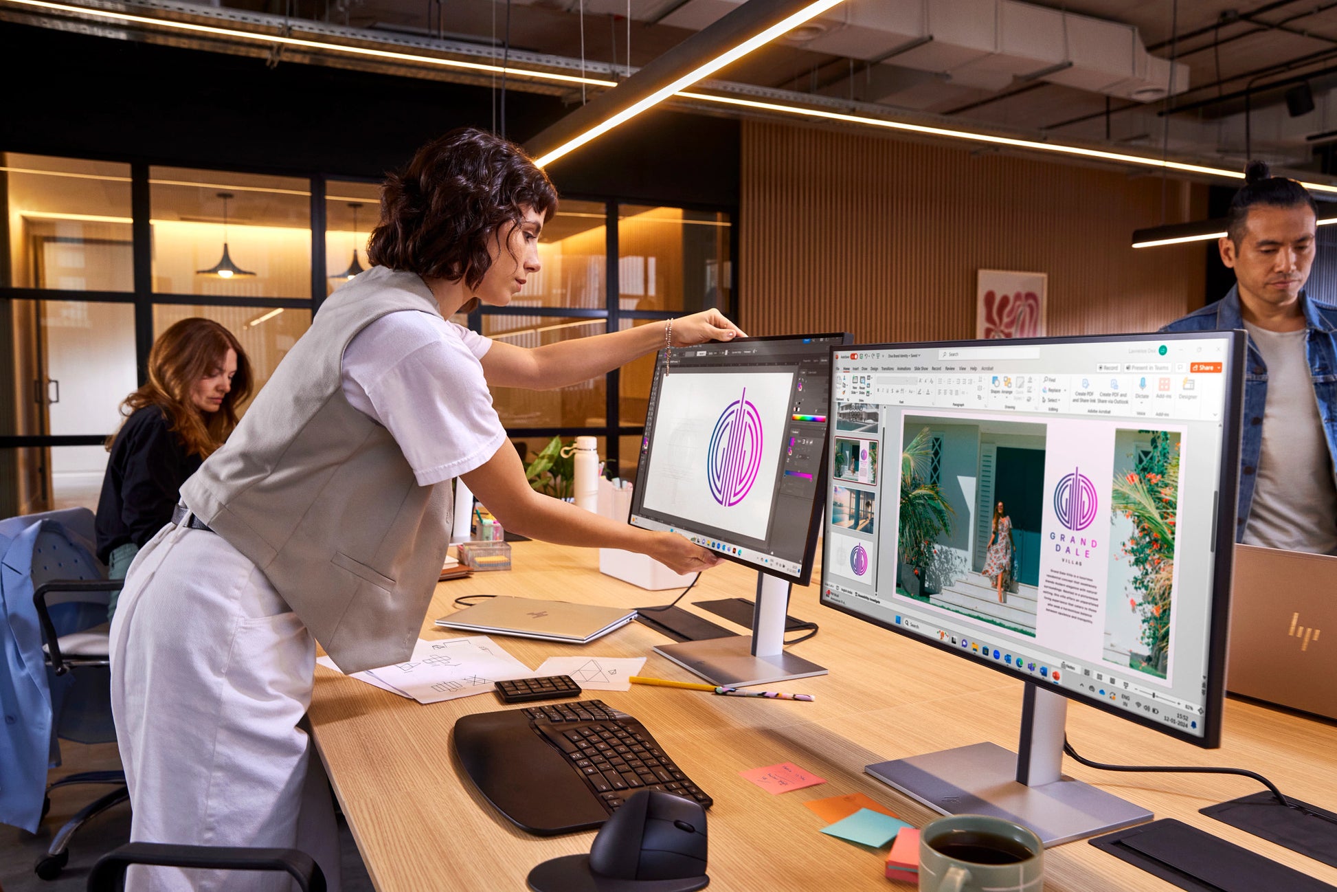HP Serie 7 Pro 727pu – Monitor, 27", 2560 × 1440 (WQHD), Thunderbolt 4
