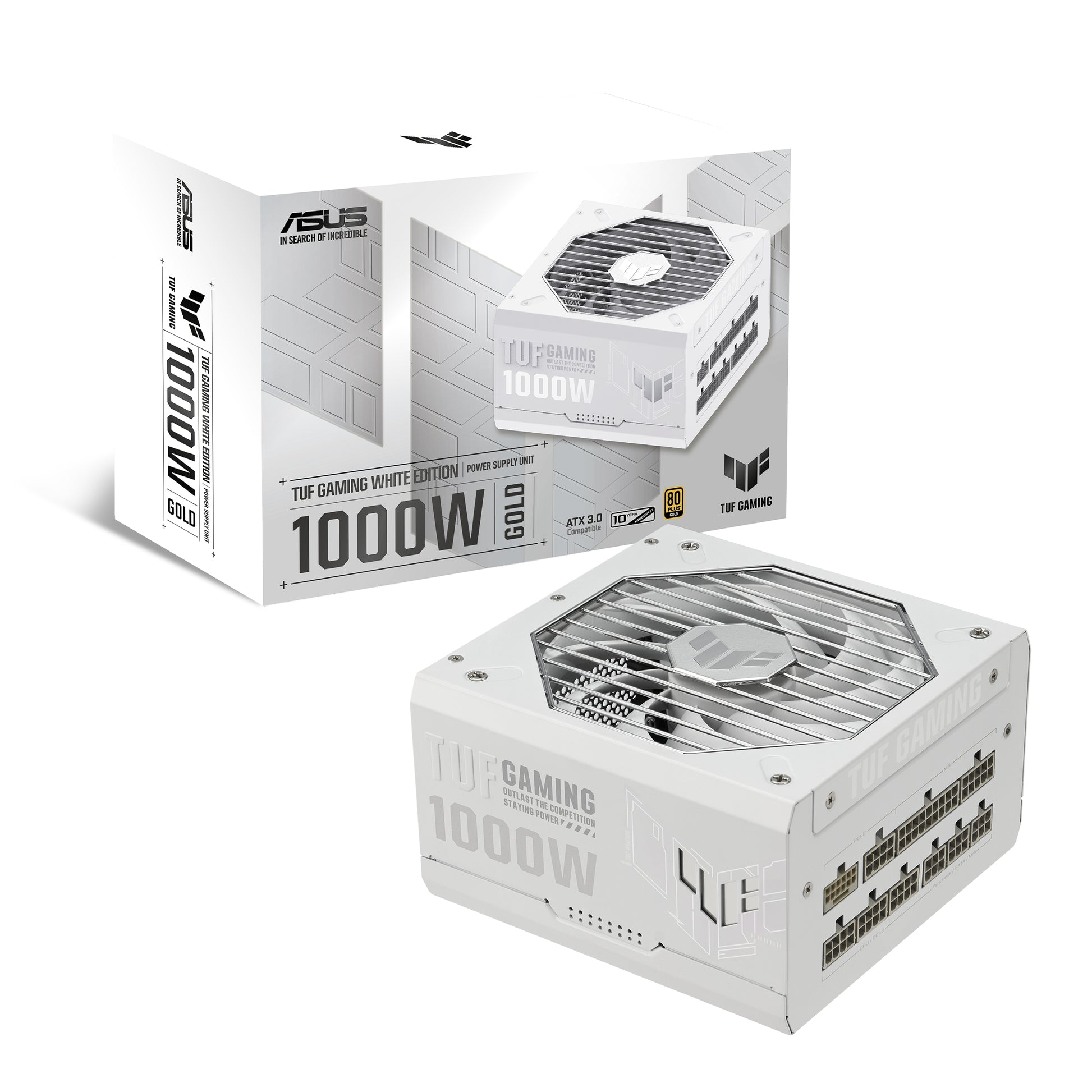 Asus Netzteil – 1000 W, Ausgangsanschluss 20+4-pol. ATX, Eingang 100–240 V AC, Serie TUF Gaming