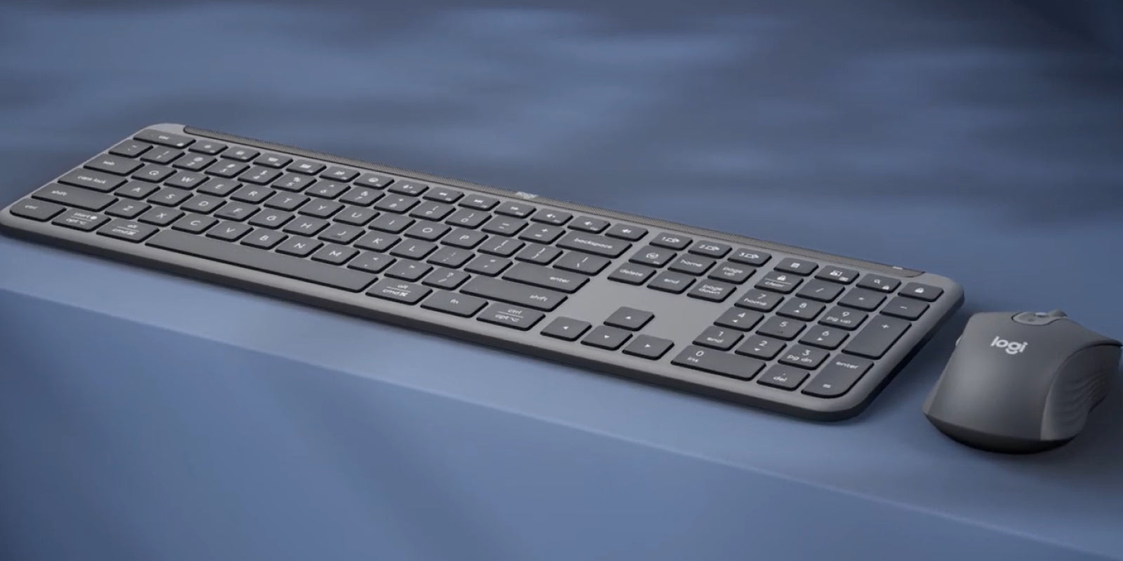 Logitech SGN Slim Combo MK950 Business – Tastatur, UK-Layout (EN), Grau