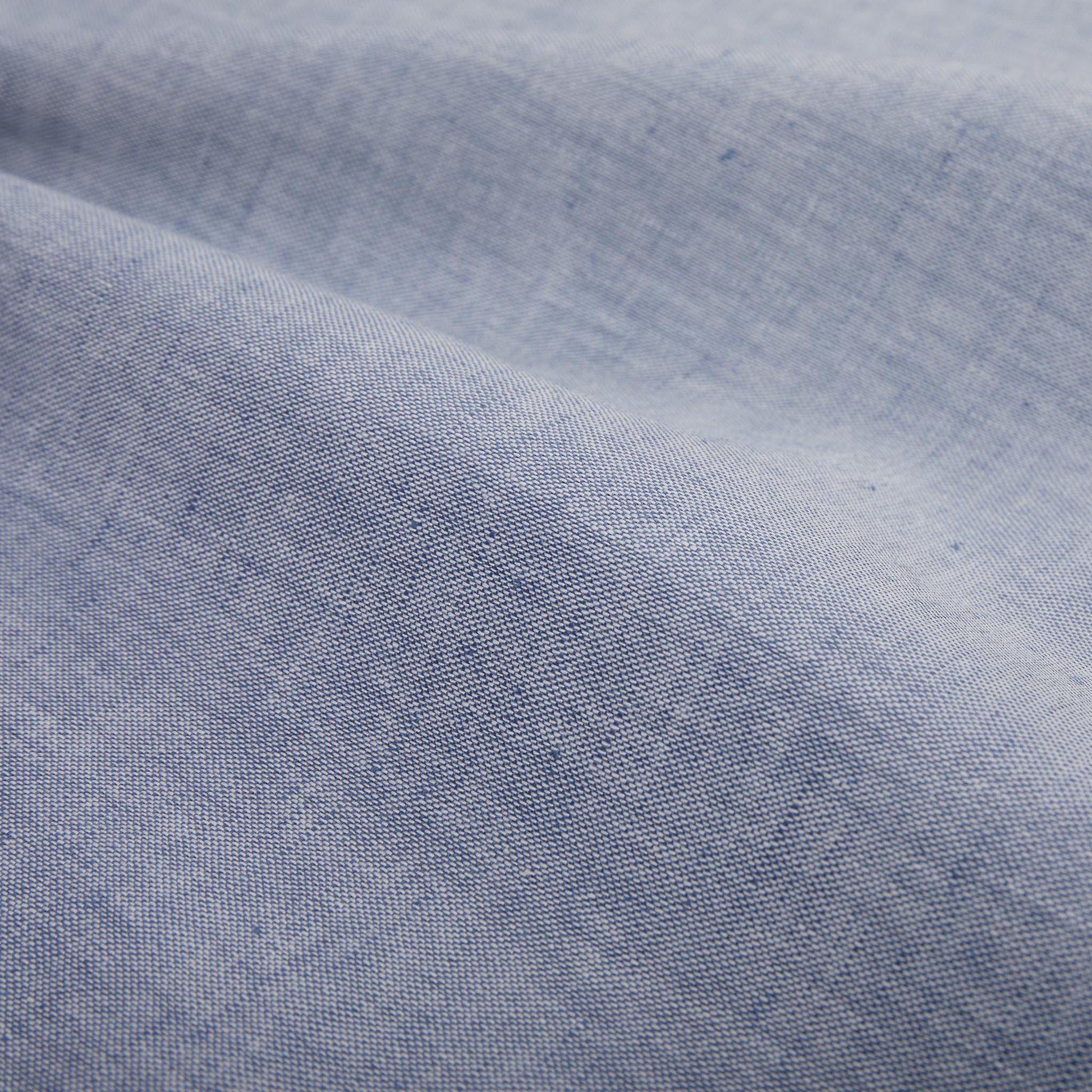 URBANARA Tischdecke – 140×200 cm, Baumwolle/Leinen, Jeansblau, OEKO-TEX