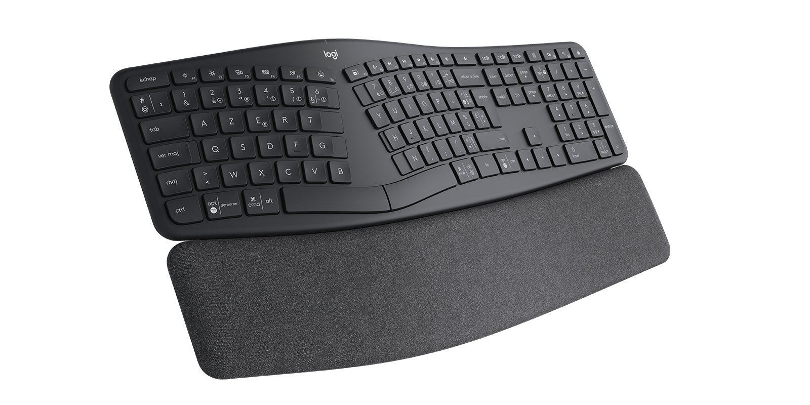 Logitech ERGO K860 for Business – Tastatur, FR-Layout (FR), ergonomisch, Graphit