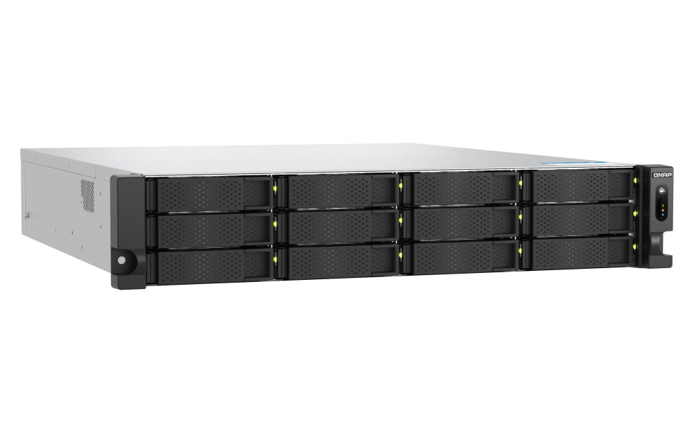 QNAP TS-h1277AXU-RP – 2U 12-Bay NAS, AMD Ryzen 5 Pro 16 GB DDR5