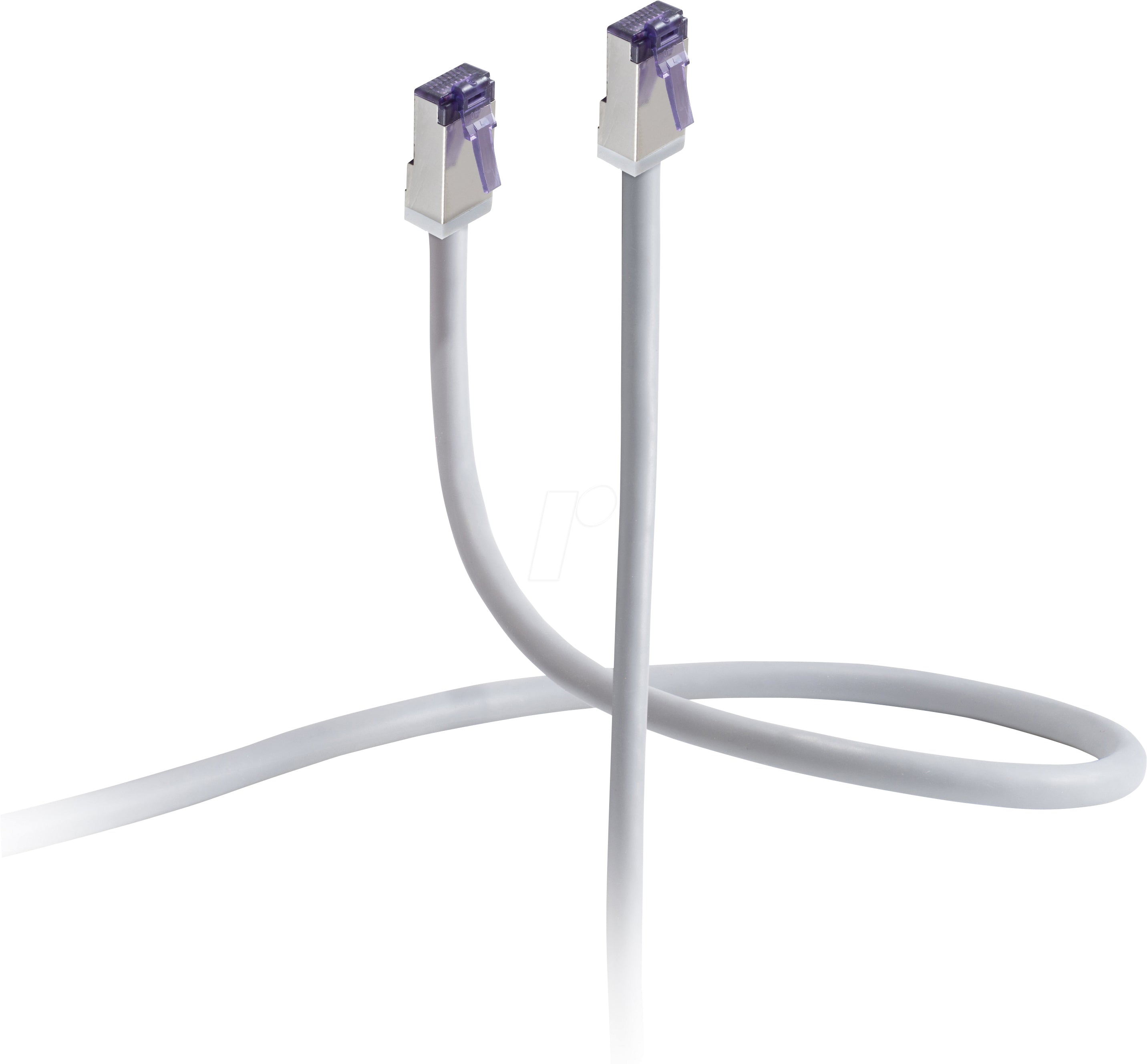 Flexline Patchkabel – Cat6a S/FTP, 50 m, Schwarz, RJ-45