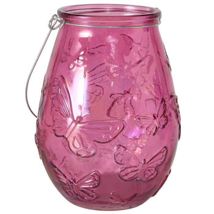 Boltze Windlicht – Glas, mehrfarbig – Ø 13 × 17 cm – 2-teilig