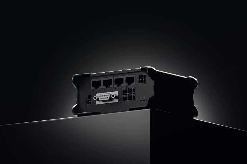 Teltonika RUT956 – LTE-Router, Wi‑Fi 4, 3x LAN (Fast Ethernet), Dual‑SIM, DIN-Schiene, Schwarz