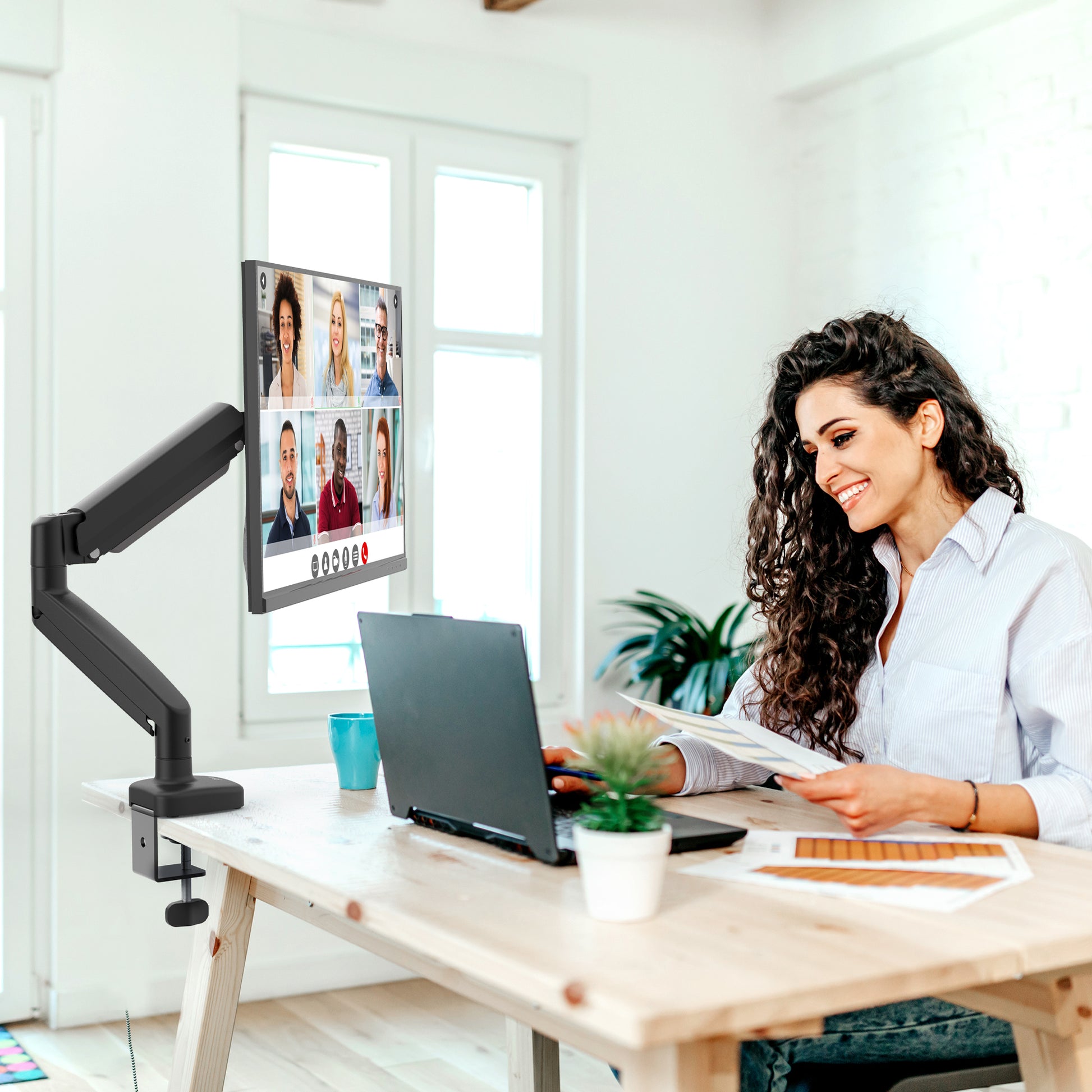 j5create Monitorhalterung, Ergonomisch