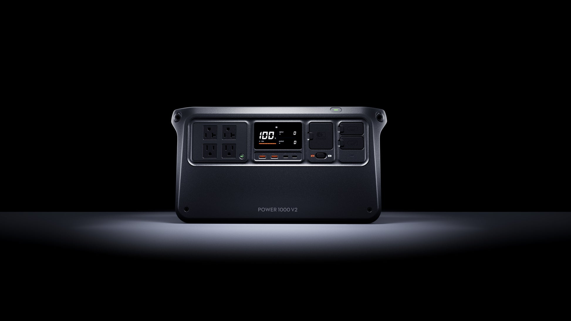 DJI Power 1000 V2 – Powerstation, 1024 Wh, 2600 W AC, LiFePO4, 6× AC, LCD, Wireless Charger