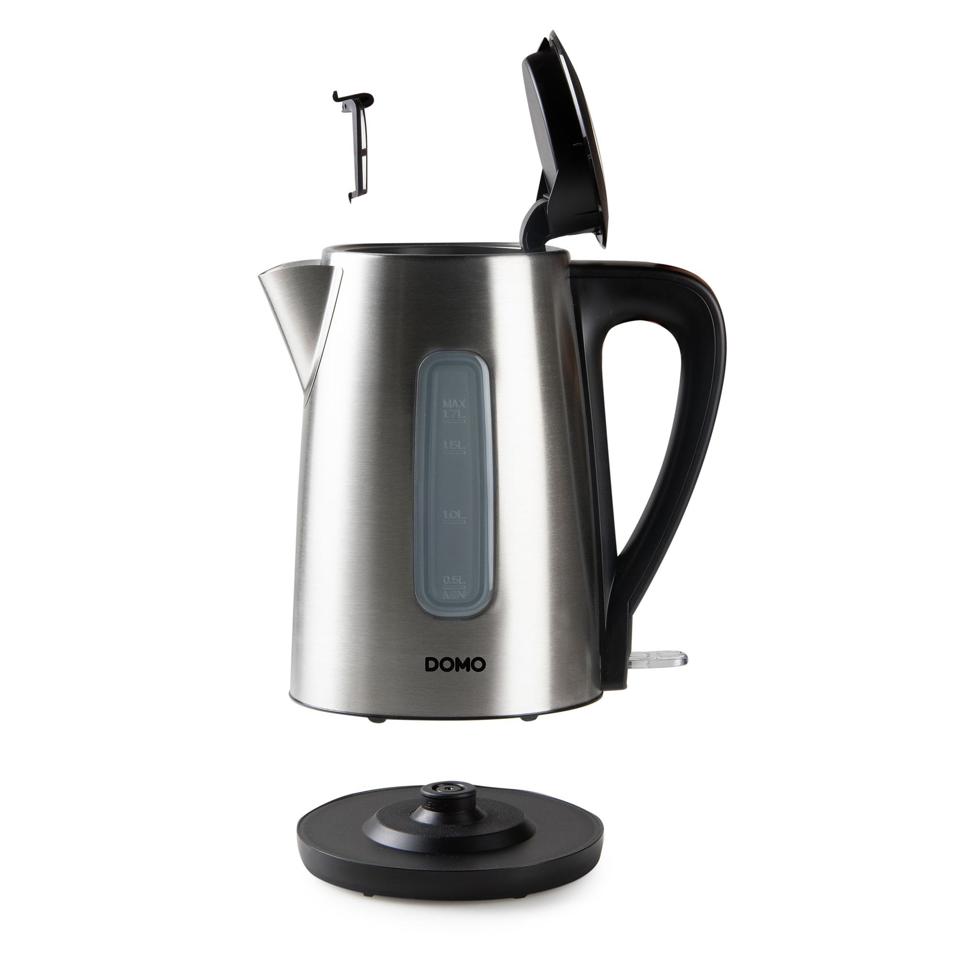 Domo Wasserkocher – 1,7 l, Edelstahl, DO738WK