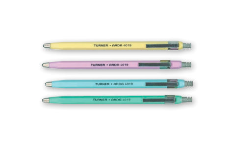 ARDA Turner 4019 Fallminenstift – 2 mm, B, mit Minenspitzer, Pastellfarben