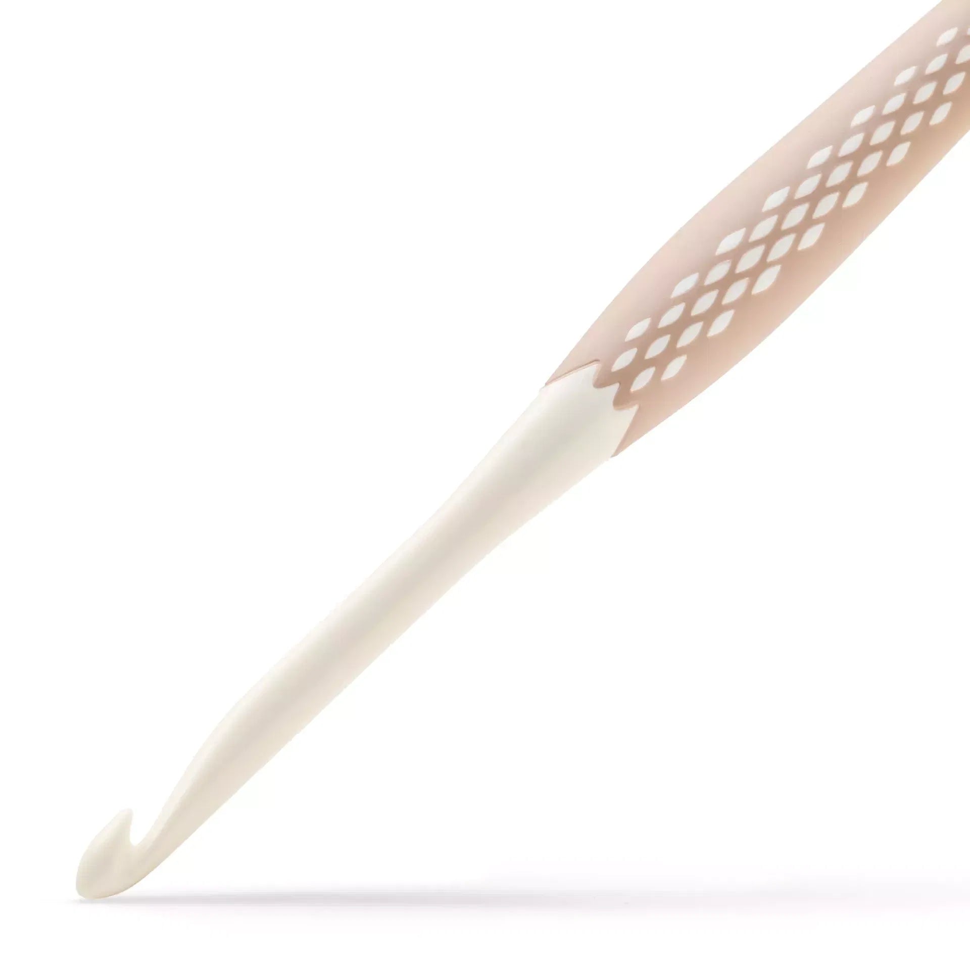 Prym Ergonomics Prym Häkelnadel – Ø 0,6–1,0 cm, ABS Synthetik, graubraun, weiss, 3 Stk.