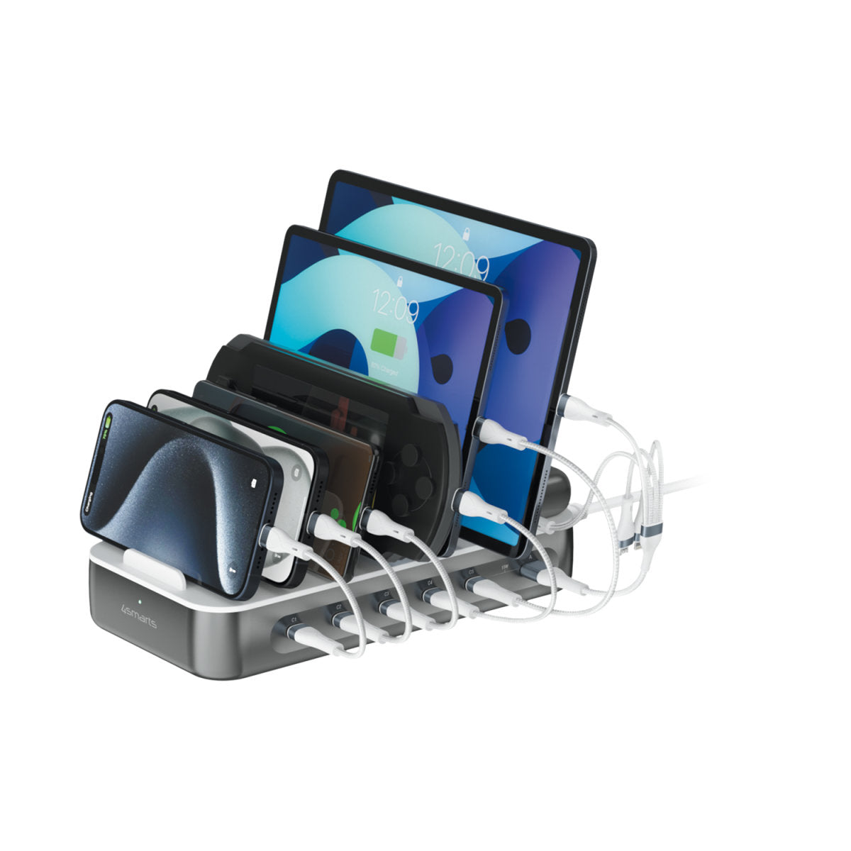 4smarts Team Ladestation – 100 W – für Nintendo Switch, Universal, Smartphone u. a.