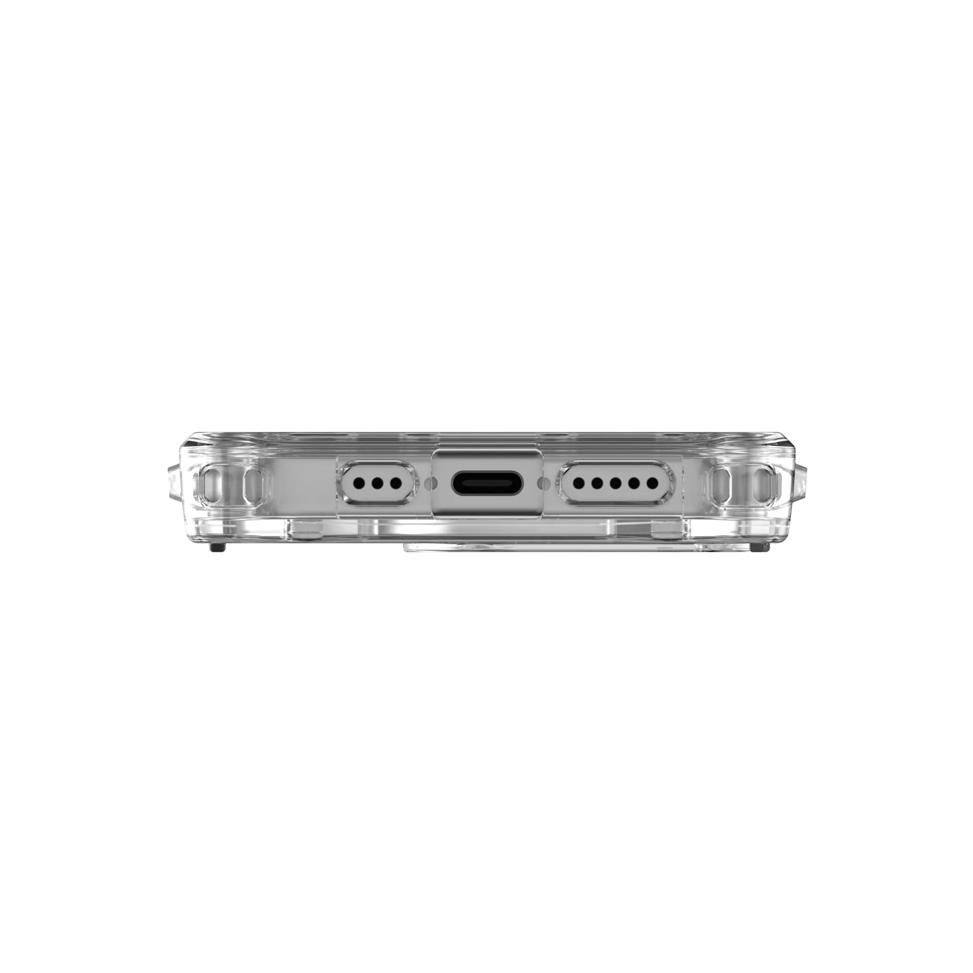 Urban Armor Gear UAG – Backcover Plyo – für Apple iPhone 15 Pro – transparent/gold – TPU/PC – MagSafe-kompatibel