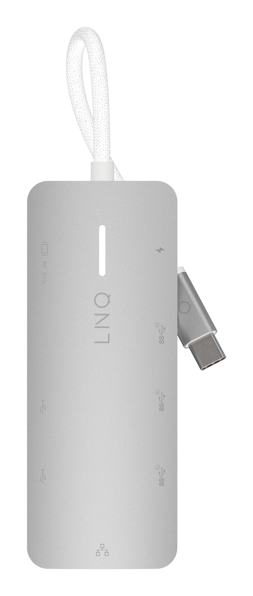 LINQ ProConnect 8in1 Dockingstation – USB-C, 1× HDMI, 3× USB-A, 3× USB-C, 140 W PD, 2,5GbE, für Windows/Mac