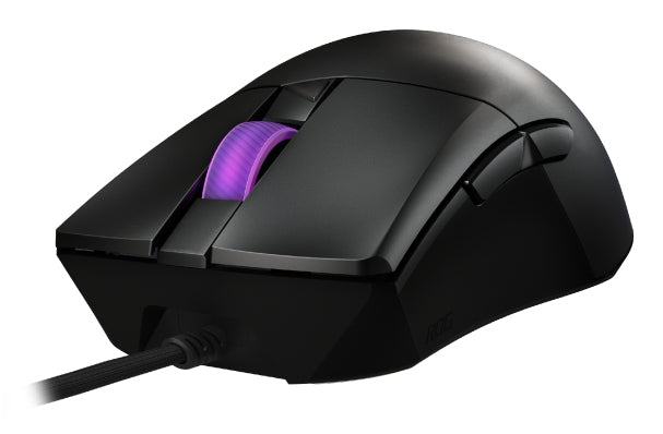 ASUS ROG Gladius III Core – Gaming-Maus – Kabelgebunden (USB-A), 12000 DPI, Rechts, Schwarz