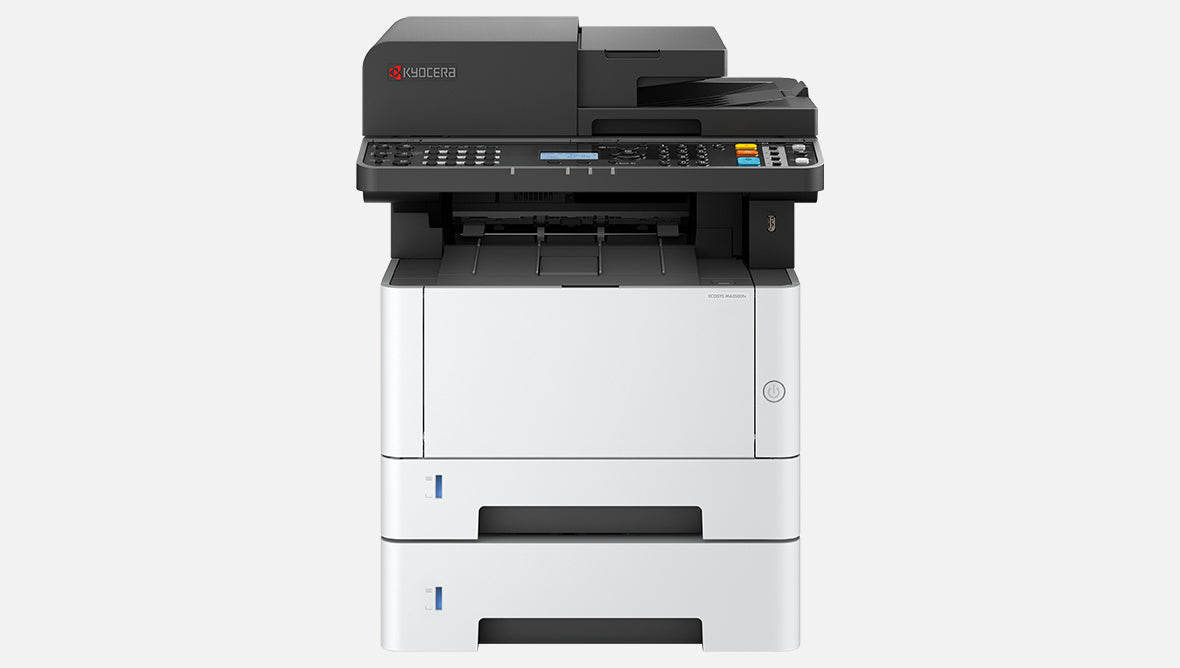Kyocera ECOSYS MA3500FX – S/W Laser-MFP A5, 4-in-1 – LAN – Duplex, ADF – 35 ppm S/W