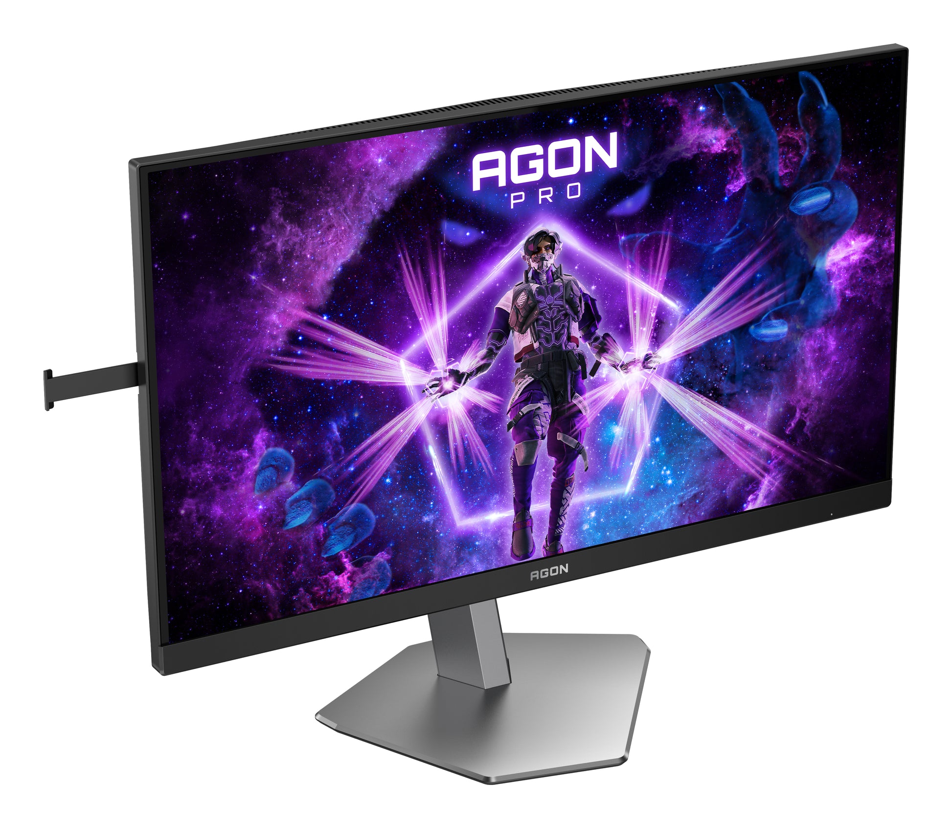 AOC AG246FK6 – Monitor, 24,1", TN, 610 Hz, 500 cd/m², Adaptive Sync, USB-C, USB-Hub, VESA 100 × 100, Schwarz