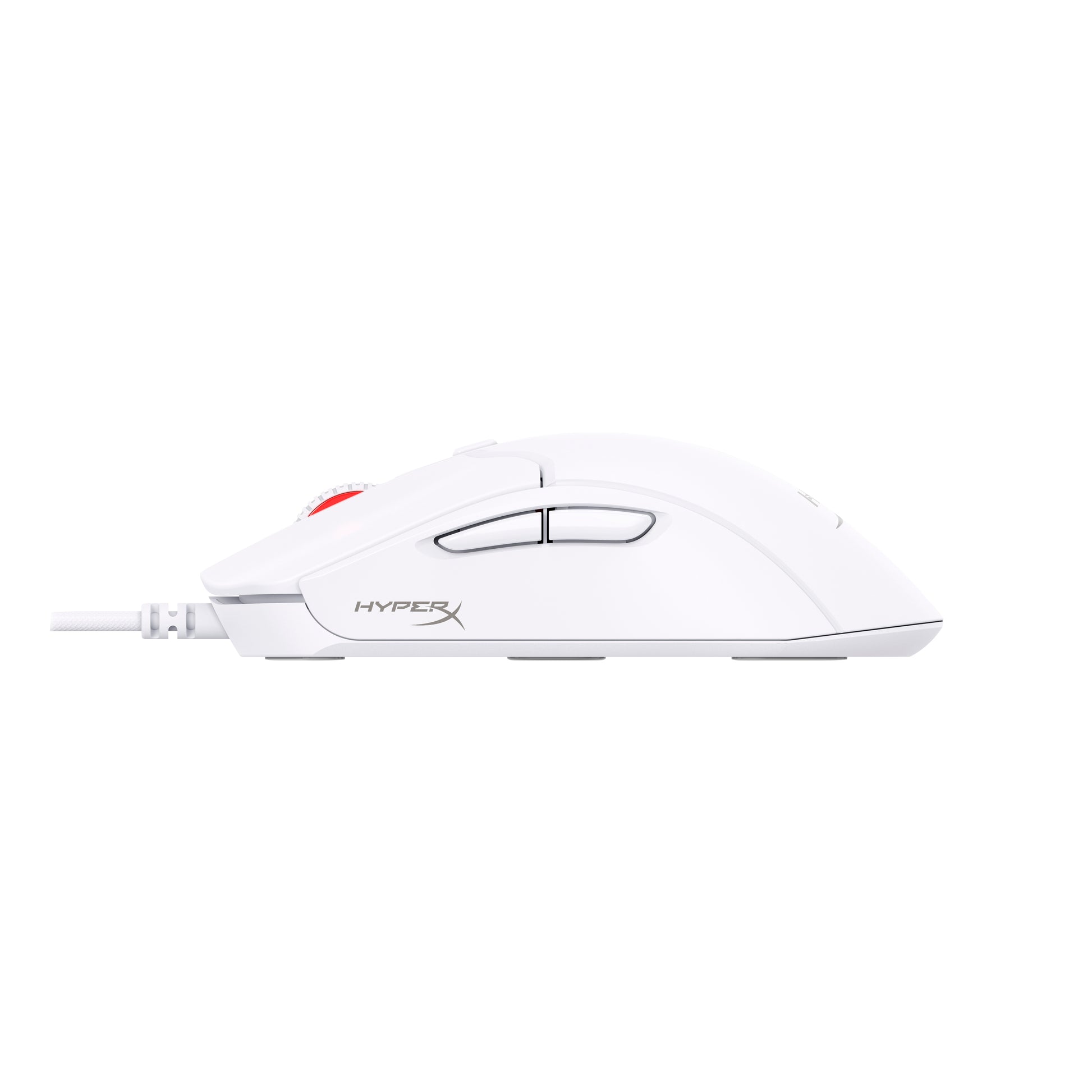 HyperX Pulsefire Haste 2 Gaming-Maus – kabelgebunden, 26'000 dpi, 8'000 Hz, 6 Tasten, für Rechtshänder, weiss