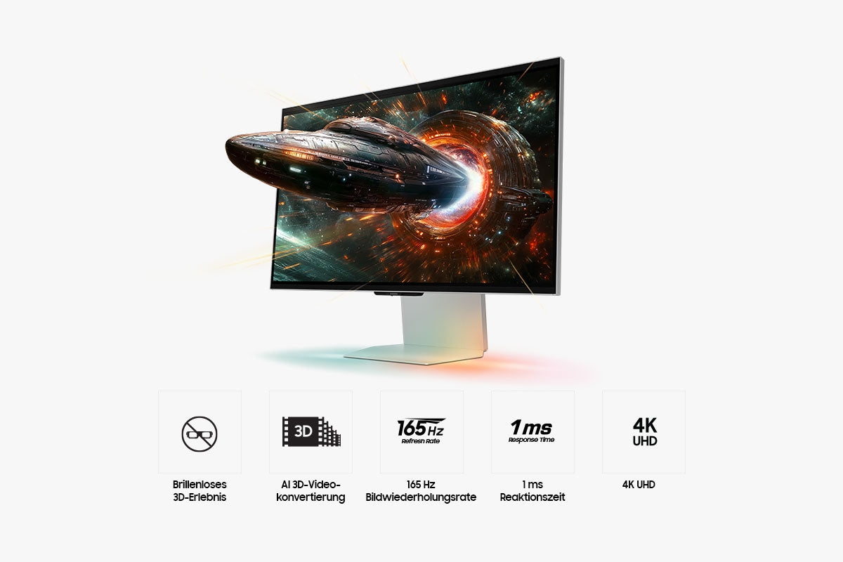 Samsung S27Fg904Xu – Monitor, 27", 3840 × 2160 (UHD 4K), LED, Silber