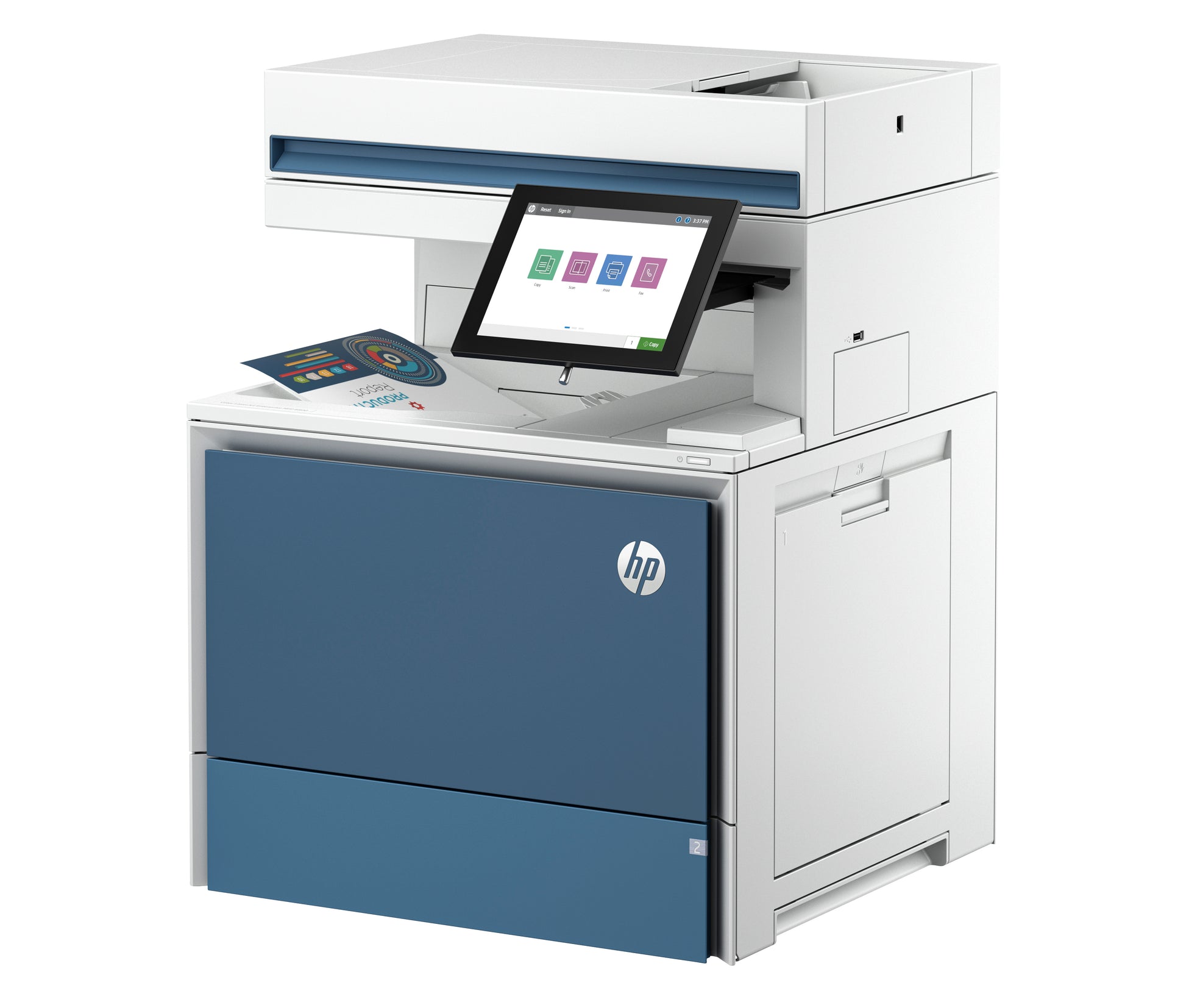 HP Color LaserJet Enterprise MFP 6800dn – Farblaser-Multifunktionsdrucker, A4, 4-in-1, Duplex, ADF, LAN