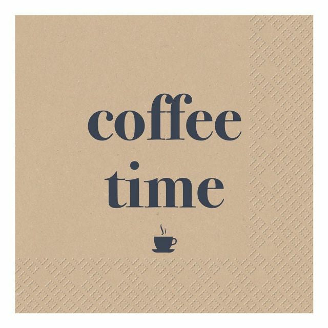 Stewo Servietten Kaffee – mehrfarbig – 33 × 33 cm, 3-lagig – 20 Stück