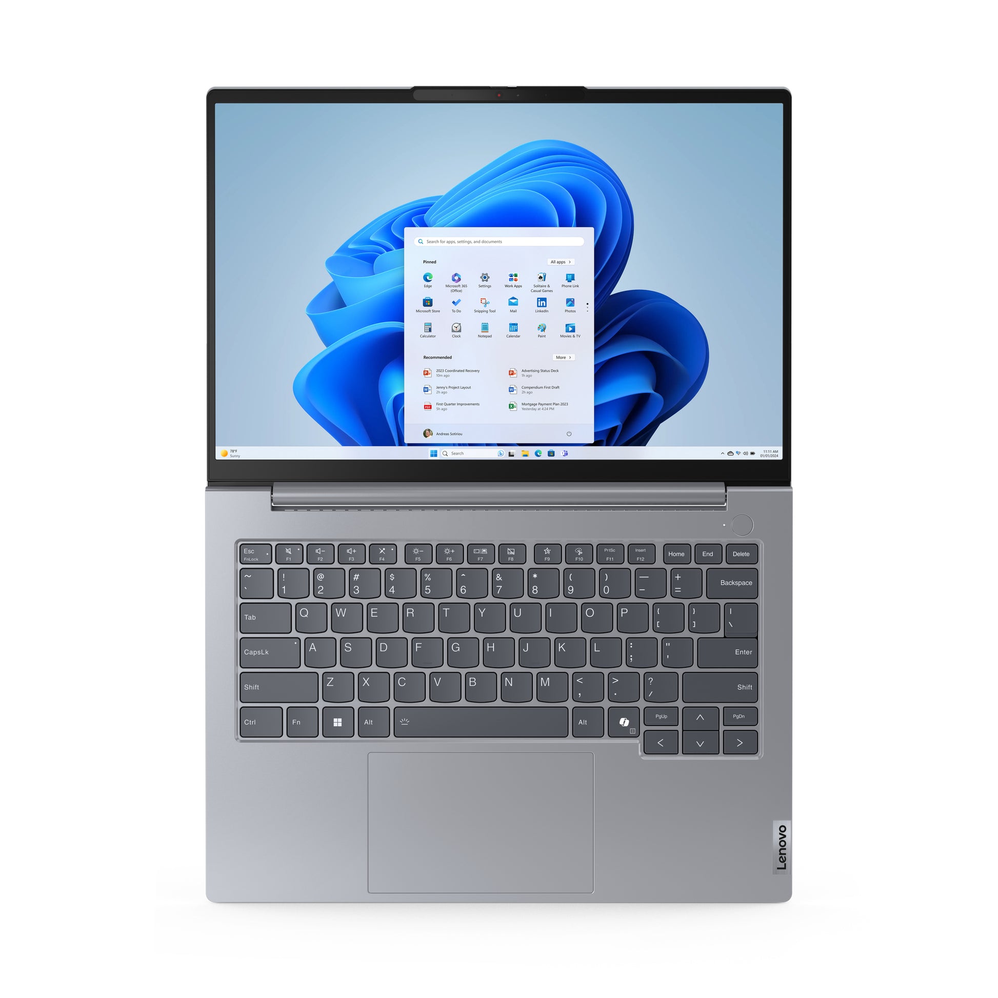 Lenovo ThinkBook 14 G7, 14", AMD Ryzen 5 7535HS, 16 GB, 512 GB, Windows 11 Pro