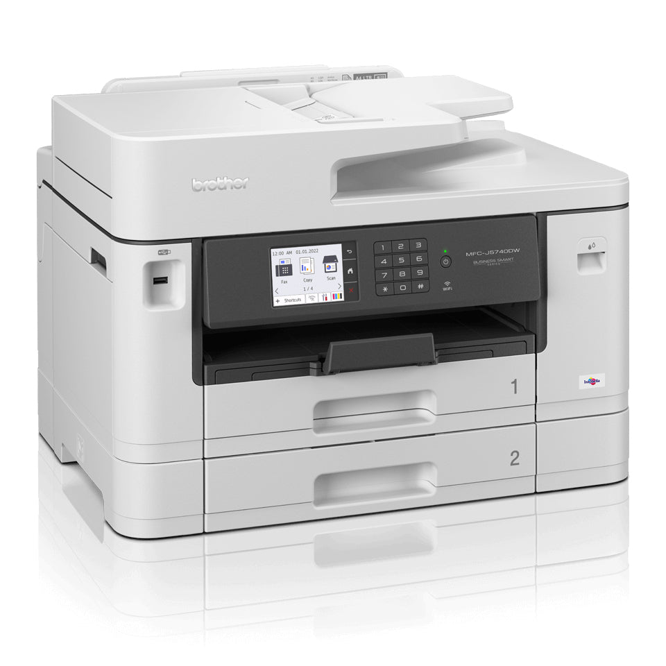 Brother MFC-J5740DW – Farbiges Tintenstrahl-MFP A3, 4-in-1 – USB/LAN/WLAN – Duplex, ADF – 28 S/W-Seiten pro Minute