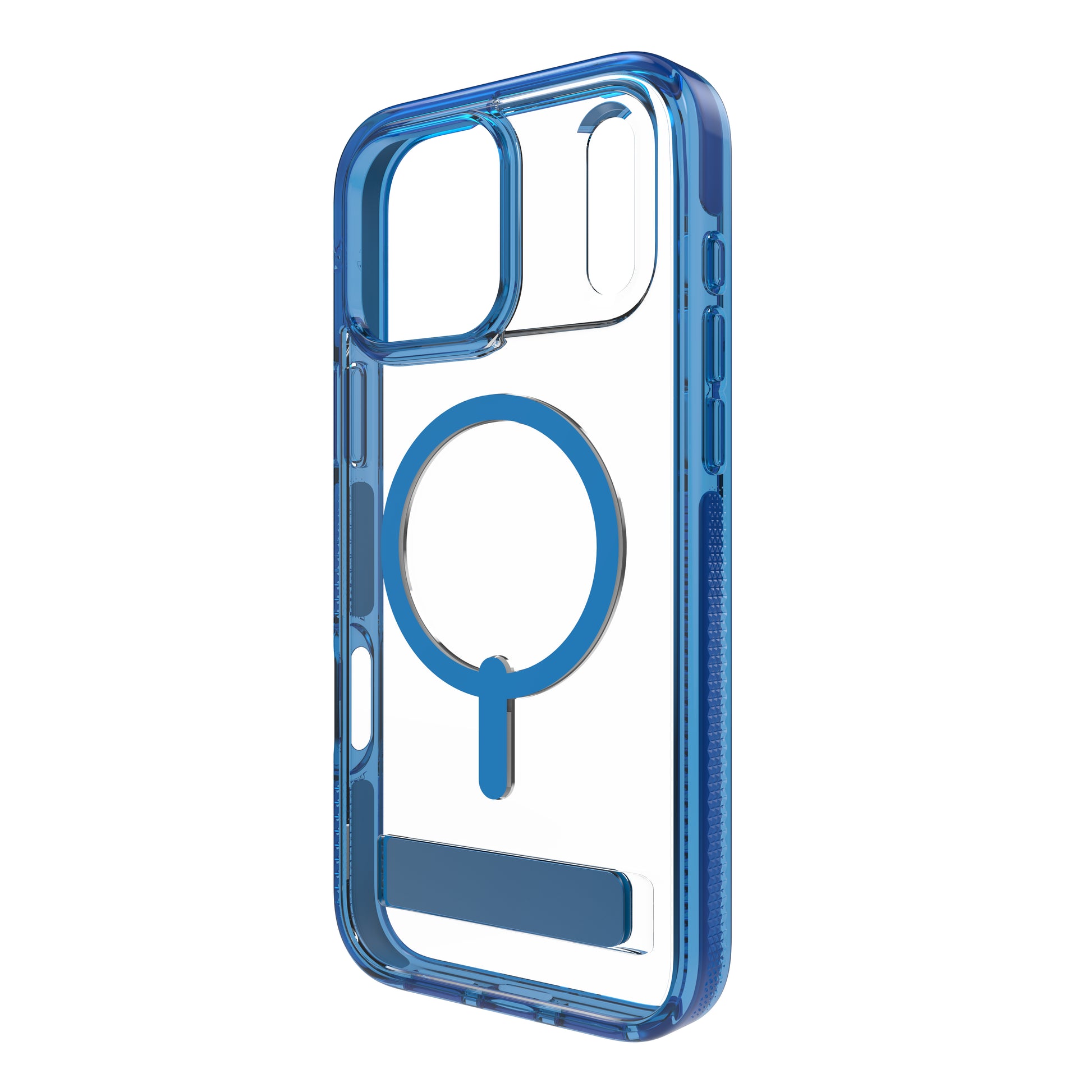 ZAGG Santa Cruz Snap Backcover – für Apple iPhone 17 Pro Max, Graphen, Blau/Transparent, bis 4 m sturzsicher